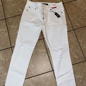 Express White Men’s Skinny Jeans 32x30